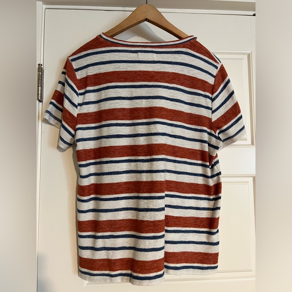 MADEWELL Willford Short Sleeve Shirt Linen XL - Picture 3 of 7